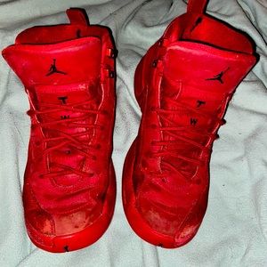 red high top jordan’s